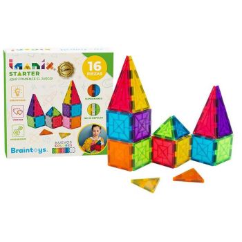 Costruzione Magnetica Imanix 16 pezzi Costruzione Magnetica Imanix 16 pezzi