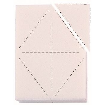 Triangles en Latex pour Maquillage