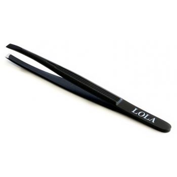 Pince à Épiler Pointe Droite Noire