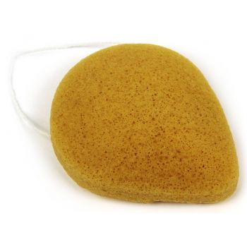 Spugna detergente per il viso con curcuma