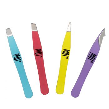 Set de 4 mini pinces à épiler