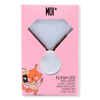 Objectif selfie avec lumière LED en forme de diamant Objectif selfie avec lumière LED en forme de diamant