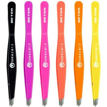 Pince à Épiler Magnétique à Pointe Oblique