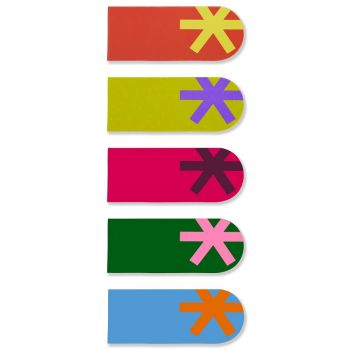 Set di 5 segnalibri magnetici Set di 5 segnalibri magnetici