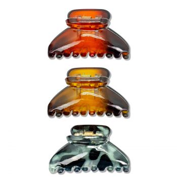 Oh My Hair Set di 3 fermagli per capelli Hawksbill Vari colori Oh My Hair Set di 3 fermagli per capelli Hawksbill Vari colori
