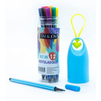 Trousse de 12 feutres de couleur Trousse de 12 feutres de couleur