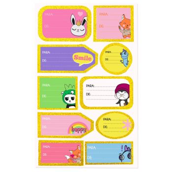 Autocollants Cadeaux Party Autocollants Cadeaux Party