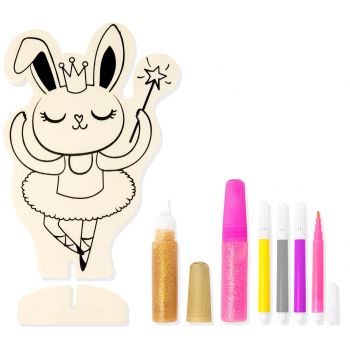 Lady Bunny di Legno per Decorare e Dipingere