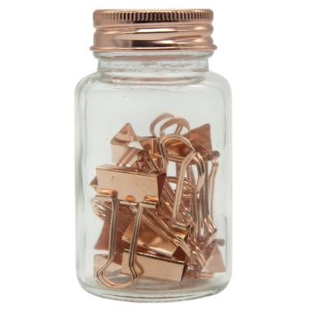 Set 15 pinzette oro rosa Set 15 pinzette oro rosa