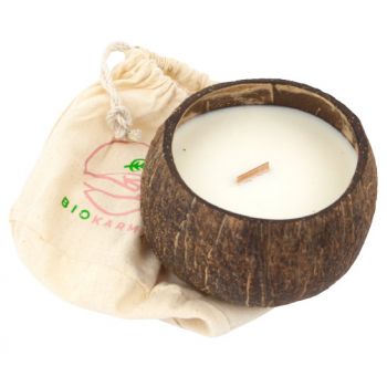 Bougie Naturelle à la Noix de Coco Bougie Naturelle à la Noix de Coco