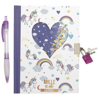Journal Licorne avec Stylo
