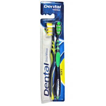 Confezione con 2 spazzolini per denti Total Clean-Medium Confezione con 2 spazzolini per denti Total Clean-Medium