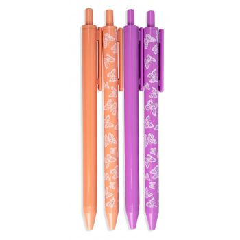 Pack de 4 stylos Butterfly Pack de 4 stylos Butterfly