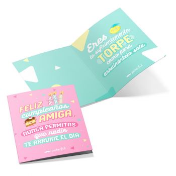 Carte de Félicitations Amie Carte de Félicitations Amie