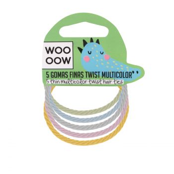 Set 5 Gomme Fini Twist Multicolore Set 5 Gomme Fini Twist Multicolore