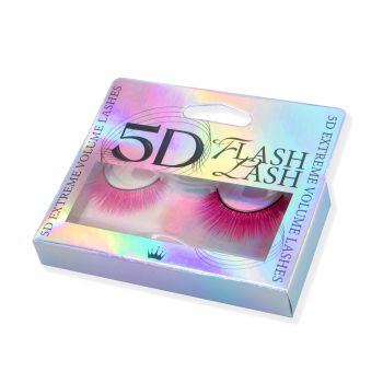 Flash lash ciglia finte rosa caldo 5D