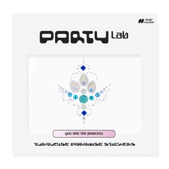 Stickers Turquoise Paradise Party Lab