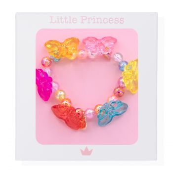Little Princess Bracciale Elastico Farfalla