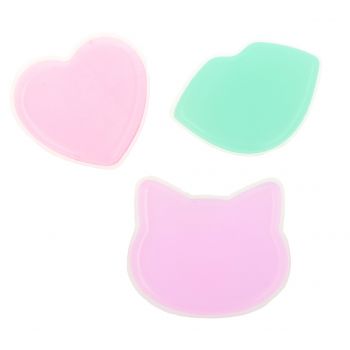 Spugna per make-up in silicone assortita