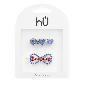 Set 2 Pinze per Animali Lacito e Cuori Set 2 Pinze per Animali Lacito e Cuori