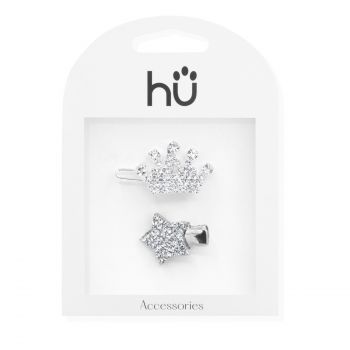 Set 2 Pinzette per Animali Stella e Corona Set 2 Pinzette per Animali Stella e Corona