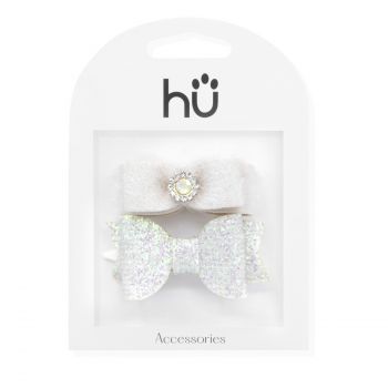 Set in Gomma e Pinzetta per Animali con Laci Bianchi Set in Gomma e Pinzetta per Animali con Laci Bianchi