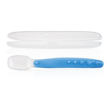 Cuillère en silicone avec étui hygiénique 3M+