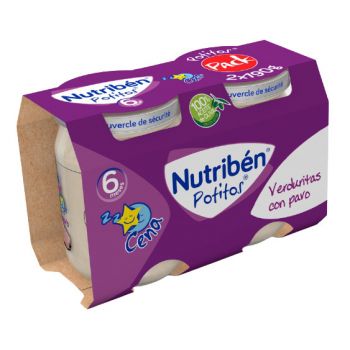 Bouillie Dîner Petits Légumes avec Dinde