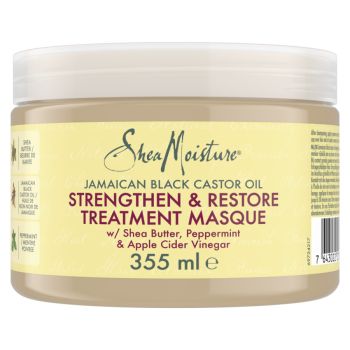 Maschera di trattamento fortificante e restitutiva all'olio di ricino nero giamaicano