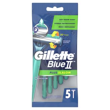 Blue II Plus Slalom Rasoirs Jetables