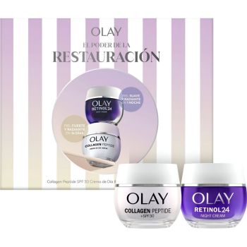 Set di crema notte al collagen peptide SPF30 e Retinol24