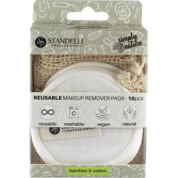 Disques démaquillants réutilisables en coton