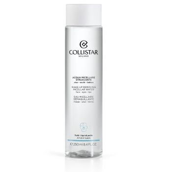 Acqua micellare detergente per viso, occhi e labbra