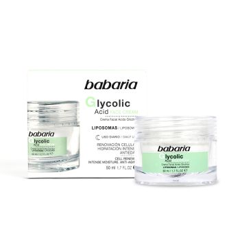 Crema viso notte all'acido glicolico