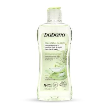 Tonico lenitivo per il viso all'aloe e alla camomilla