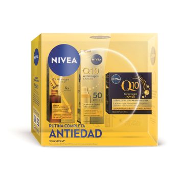 Coffret Q10 Routine Anti-Âge Complète Sérum + Fluide SPF50 + Crème de Nuit