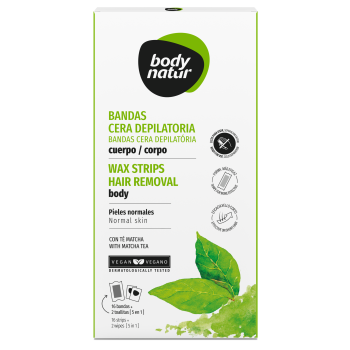 Bandes Dépilatoires Corporelles Thé Matcha