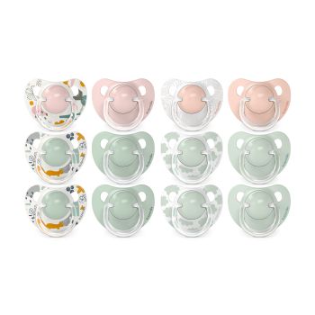 Sucettes Anatomiques Tétine Silicone 0-6M