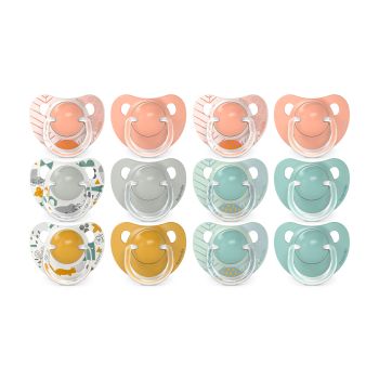 Sucettes Anatomiques Classiques Tétine Silicone +18M
