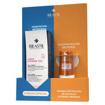 Pack Aqua Intense 72h Gel-Crema + Sun System Clear Stick SPF50+
