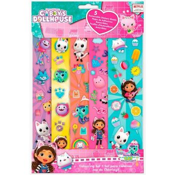 Gabby's Dollhouse Set di Adesivi