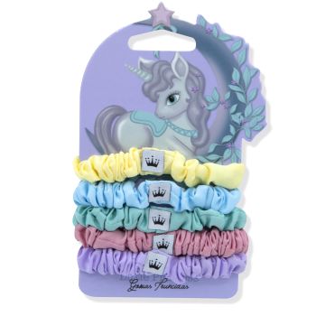 Little Princess Set Chouchous Froncés Multicolores Little Princess Set Chouchous Froncés Multicolores