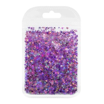 Étoiles Glitter pour les Ongles