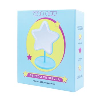 Specchio Stella con Led e Supporto