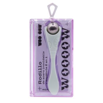 Rouleau en Acier Inoxydable et Spatule 2 en 1 