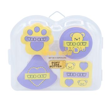 Set 4 spugne morbide come il burro