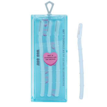 Set 3 lame per sopracciglia