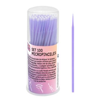 Set 100 micropennelli per il ritocco
