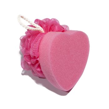 Spugna da bagno Pink Love Spugna da bagno Pink Love