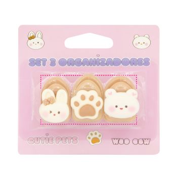 Set de 3 Organisateurs Cutie Pets